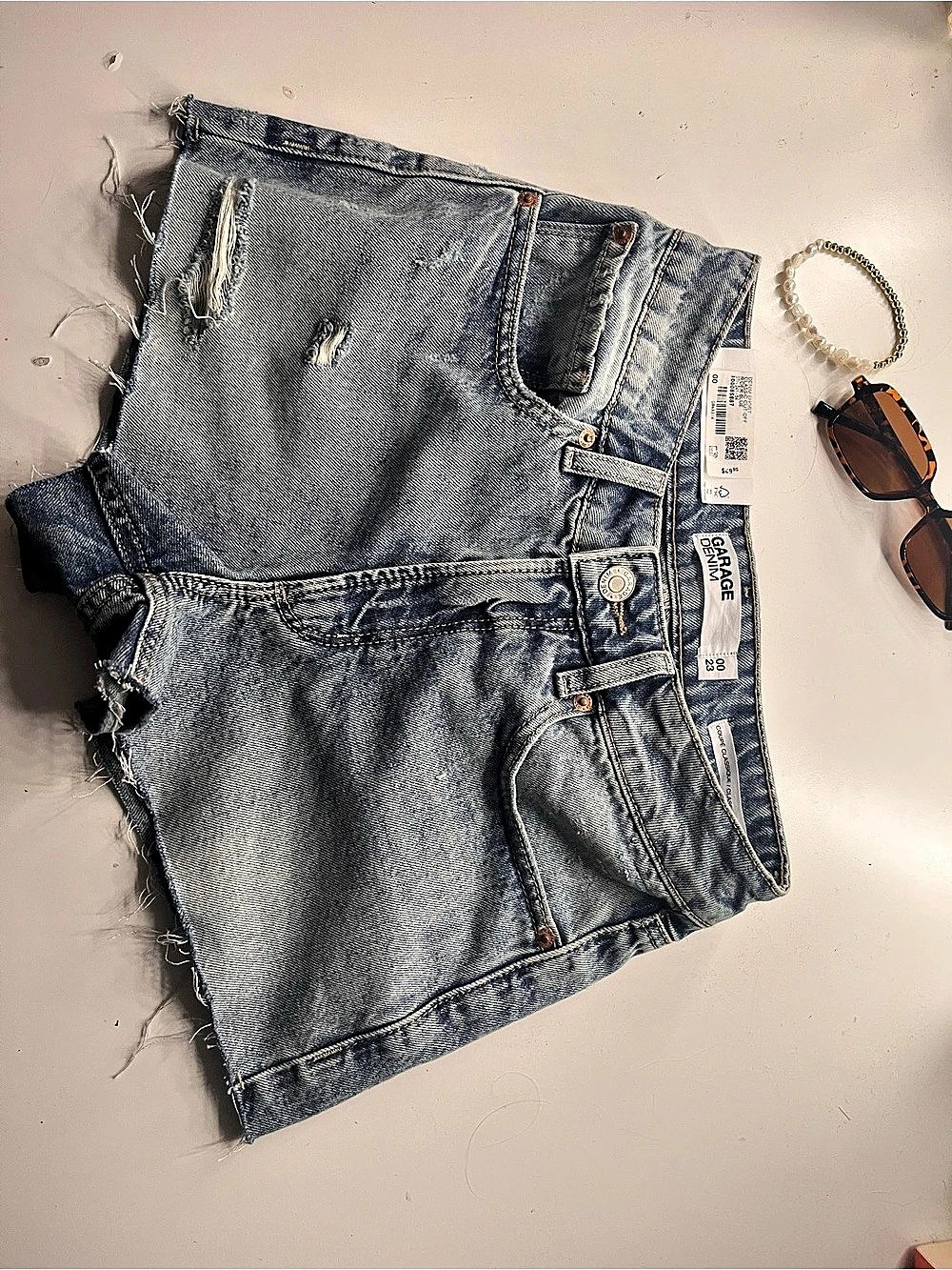 Garage Classic Cut-Off Jean Shorts Blue Size 00